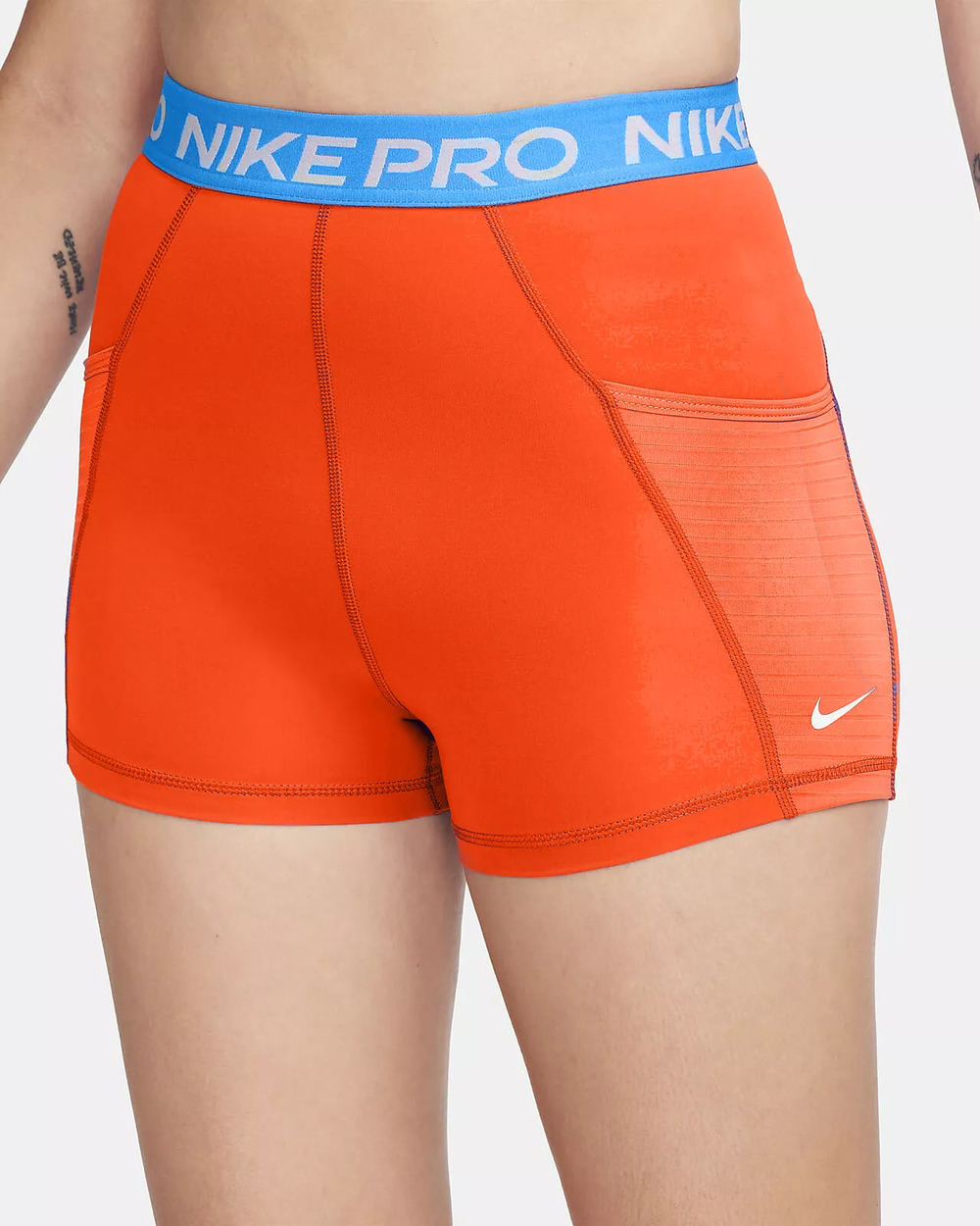 - New ~ NIKE PRO ~ Dri-FIT High-Waisted Training Shorts Size XL
